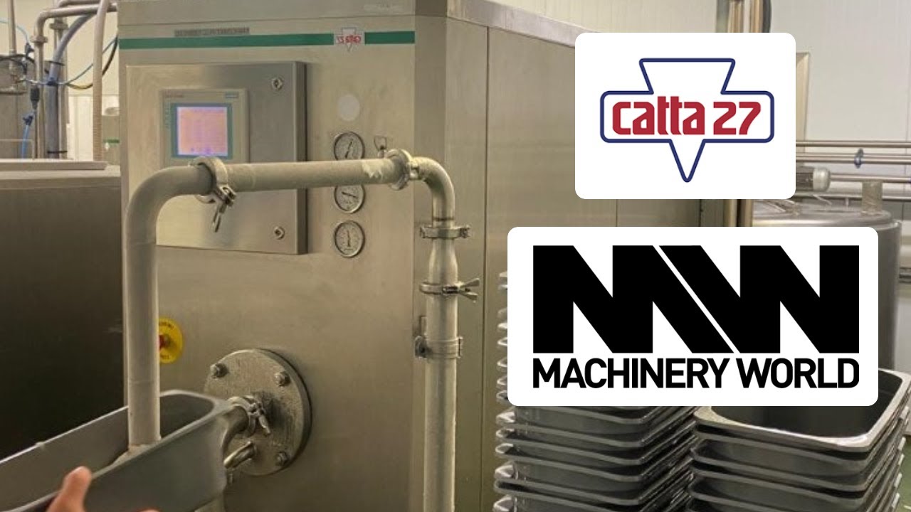 Catta 27 FRZ PLC 1200 / 1-2L Ice Cream Continuous Freezer