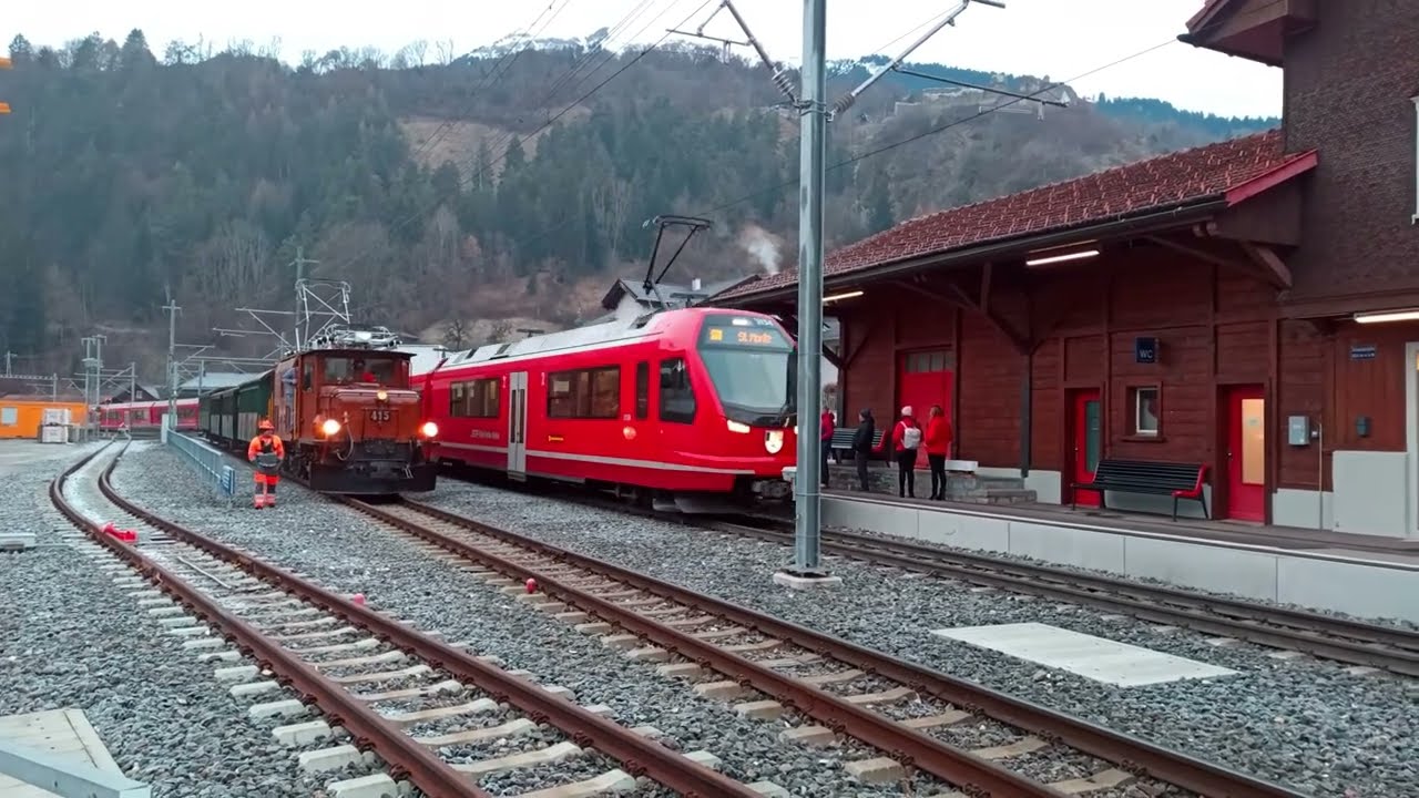 Eine Reise Landquart - Klosters vom 14.12.2024
