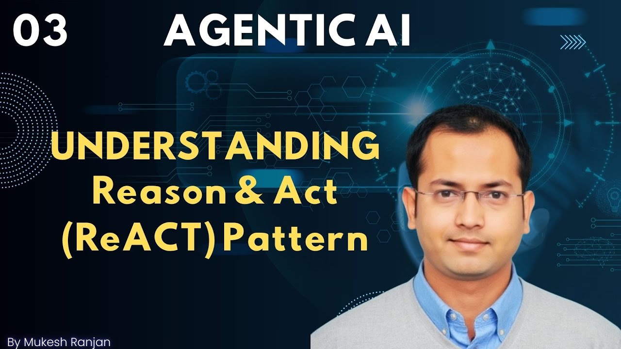 03 Lesson - Theory - ReAct Pattern Architecture Overview - Agentic AI