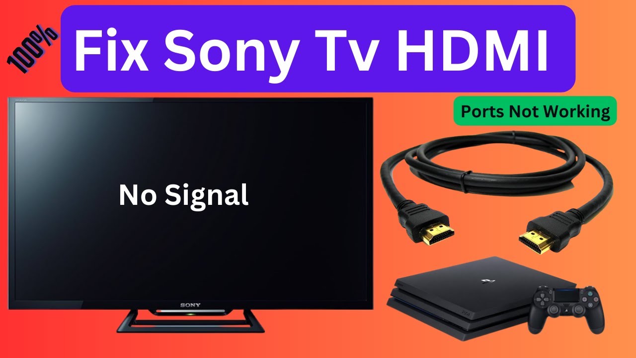 How to Fix Sony Tv Hdmi No Signal || Sony Tv says No Signal