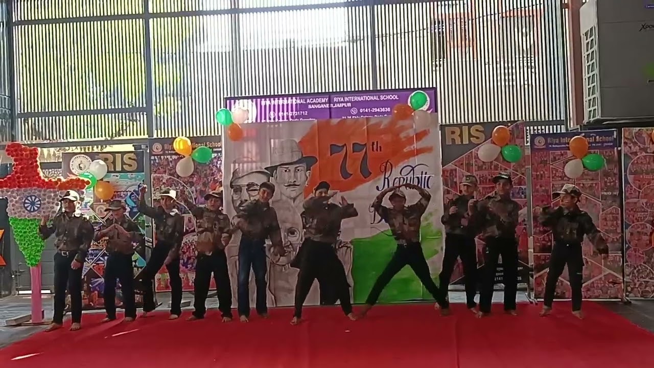 Group Dance | Republic Day | Riya International School 
