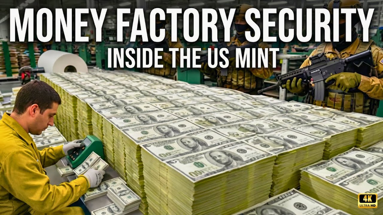 Inside the US Dollar Factory: How the World&rsquo;s Most Secure Currency Is Made (Full Process)