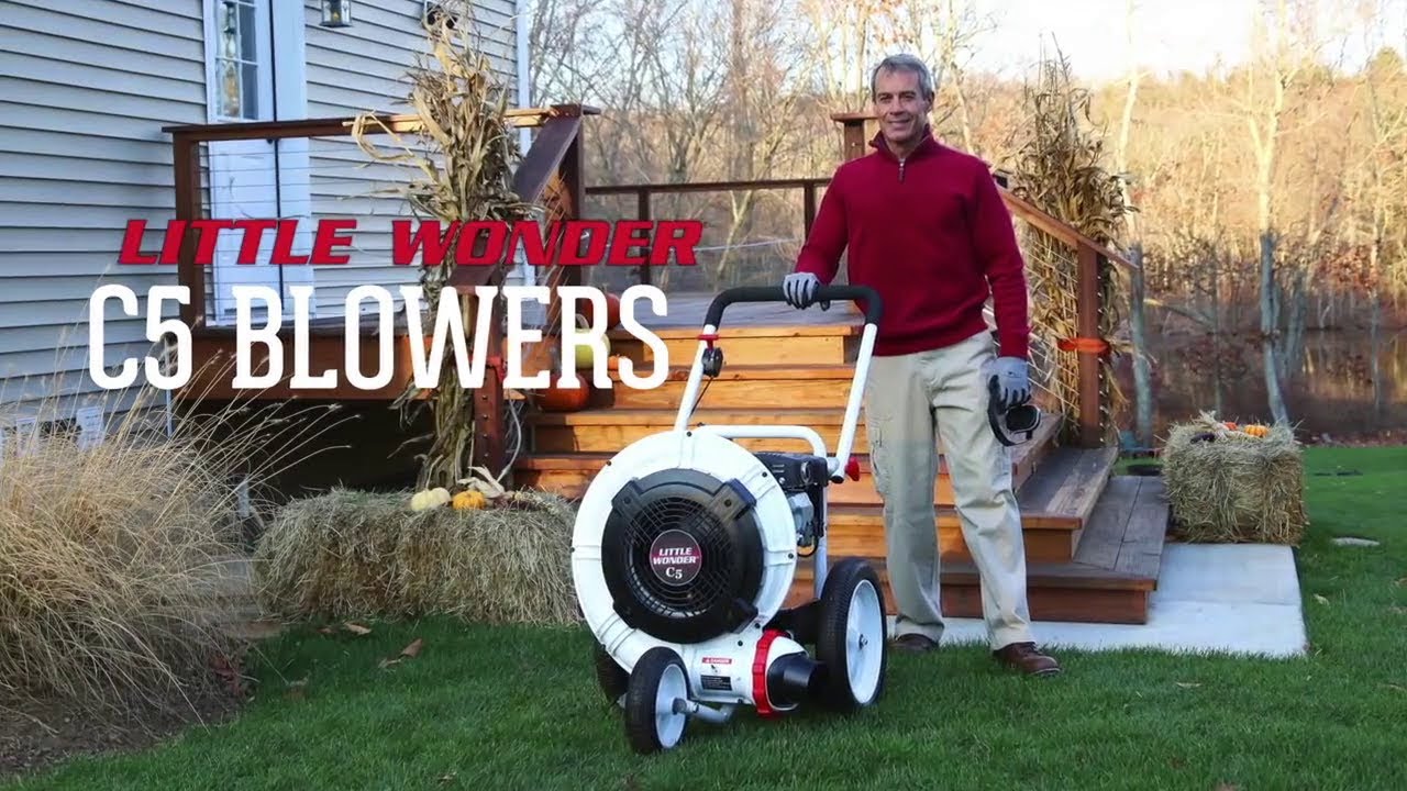 Little Wonder C5 Wheeled Blower Outperforms Backpack Blowers