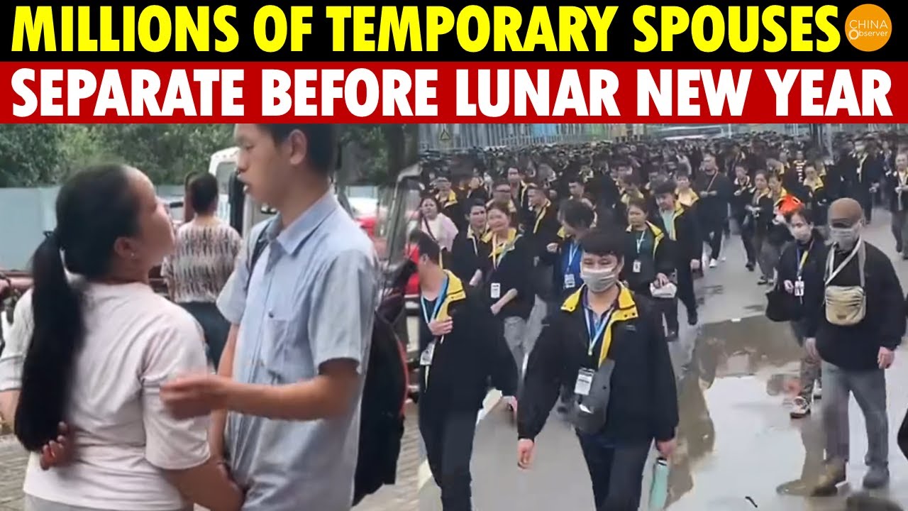 Millions of Temporary Spouses in China Separate Before Lunar New Year, Revealing Rural Married Life