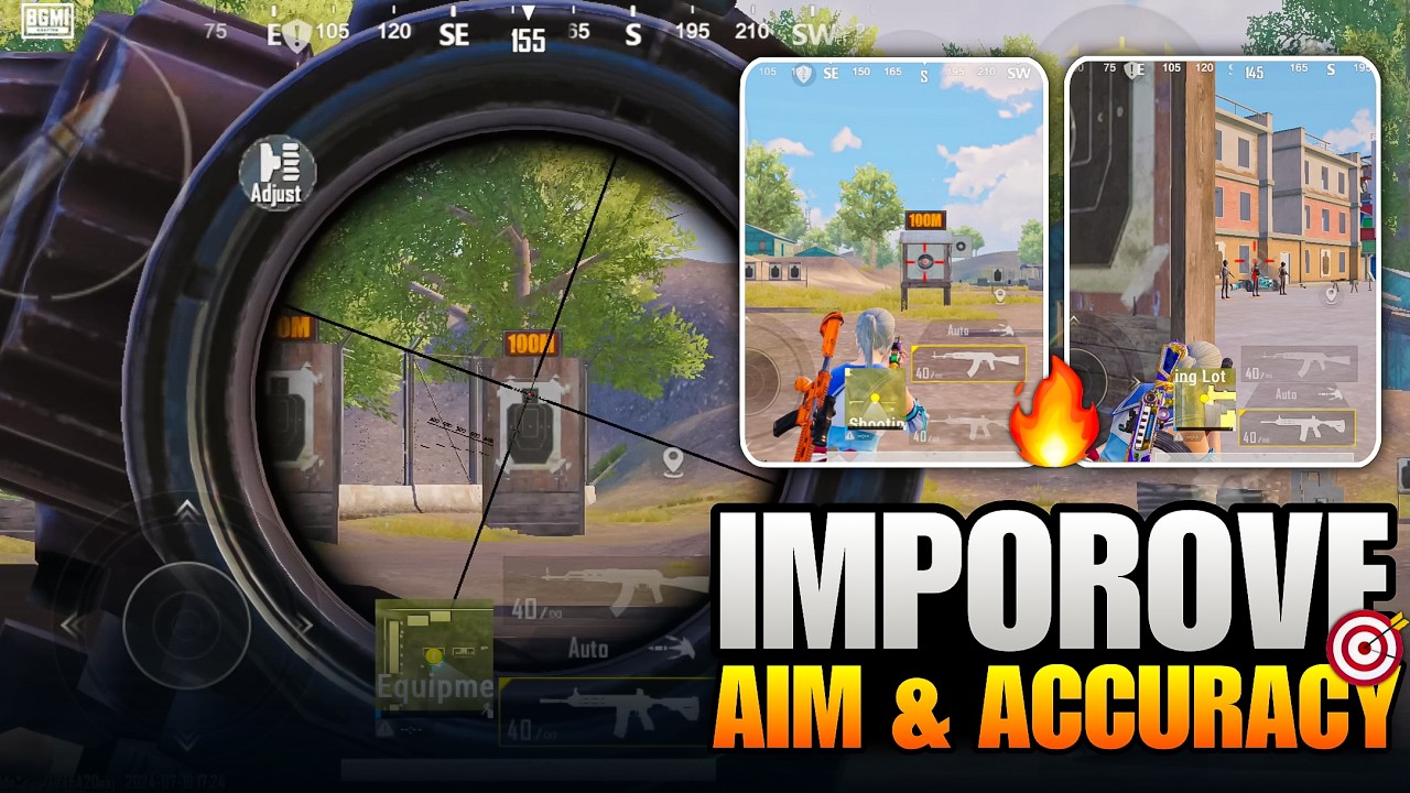BGMI TRANING DRILLS FOR IMPROVE CLOSE RANGE 🔥| DRILLS FOR IMPROVE AIM AND ACCURACY 
