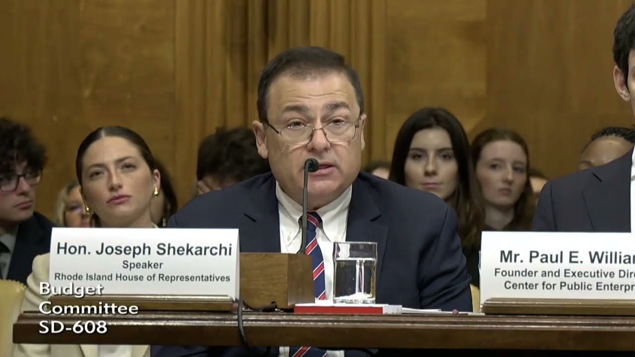 Rhode Island House Speaker Shekarchi Testifies at Sen. Whitehouse's Budget Hearing on Housing