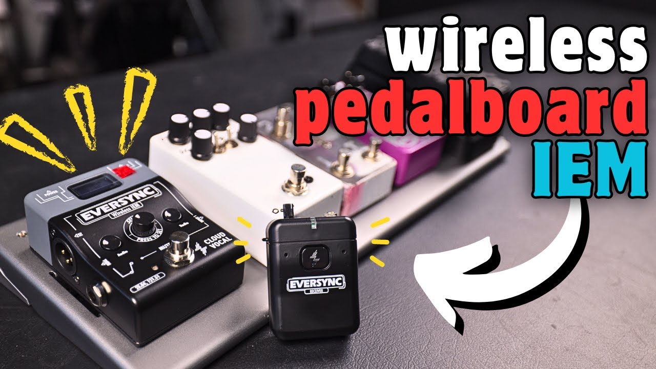 In Ear Monitor for Your Pedalboard | CloudVocal EverSync Wireless IEM