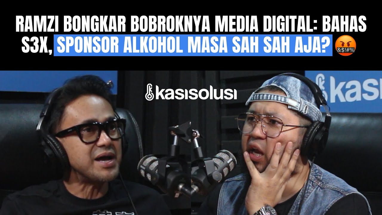 RAMZI: DI TV ADA KPI, DI DIGITAL GAK ADA, BAHAS S3X & SPONSOR ALKOHOL MASA GAK ADA URUSAN🤮 BAHAYA‼️