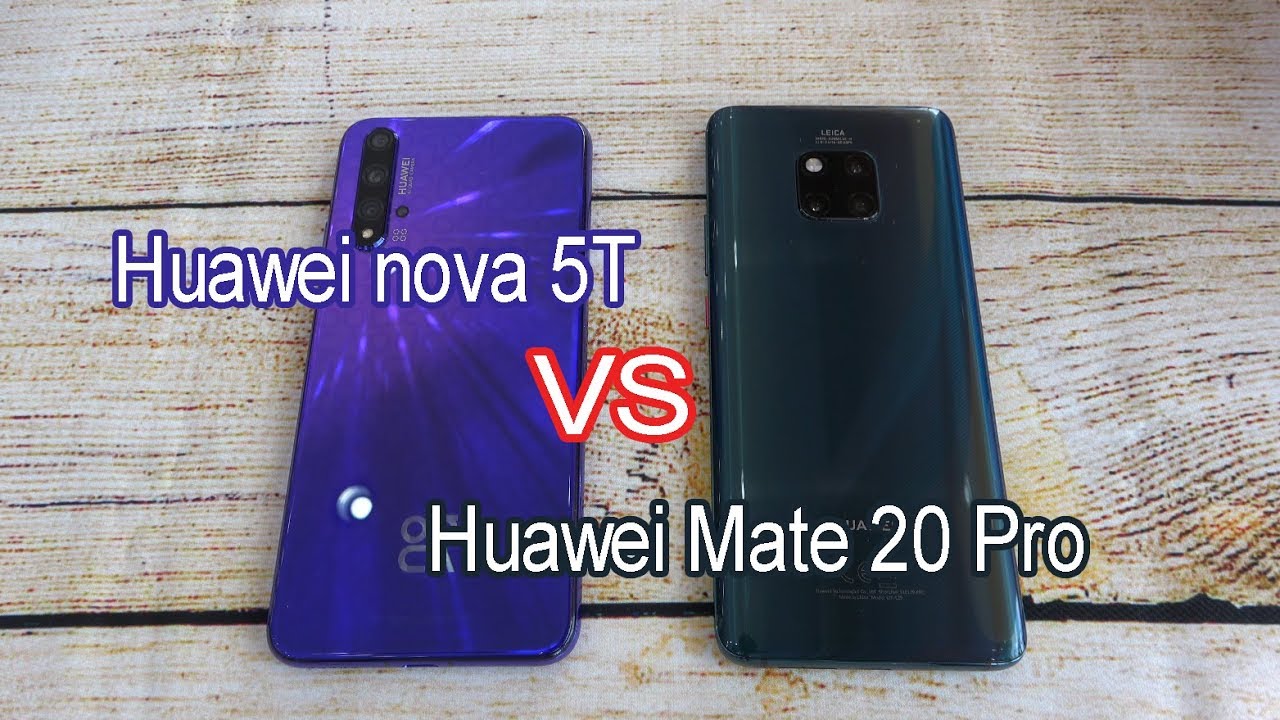 Huawei nova 5T vs Huawei Mate 20 Pro | SpeedTest and Camera comparison