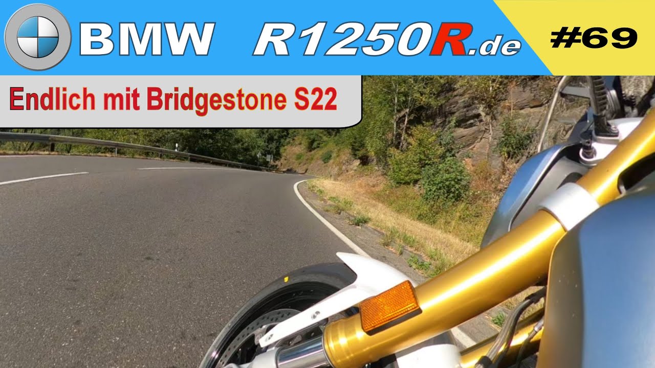 BMW R1250R jetzt mit Bridgestone S22 - die ersten km | Meine Eindrücke | #motovlog 69