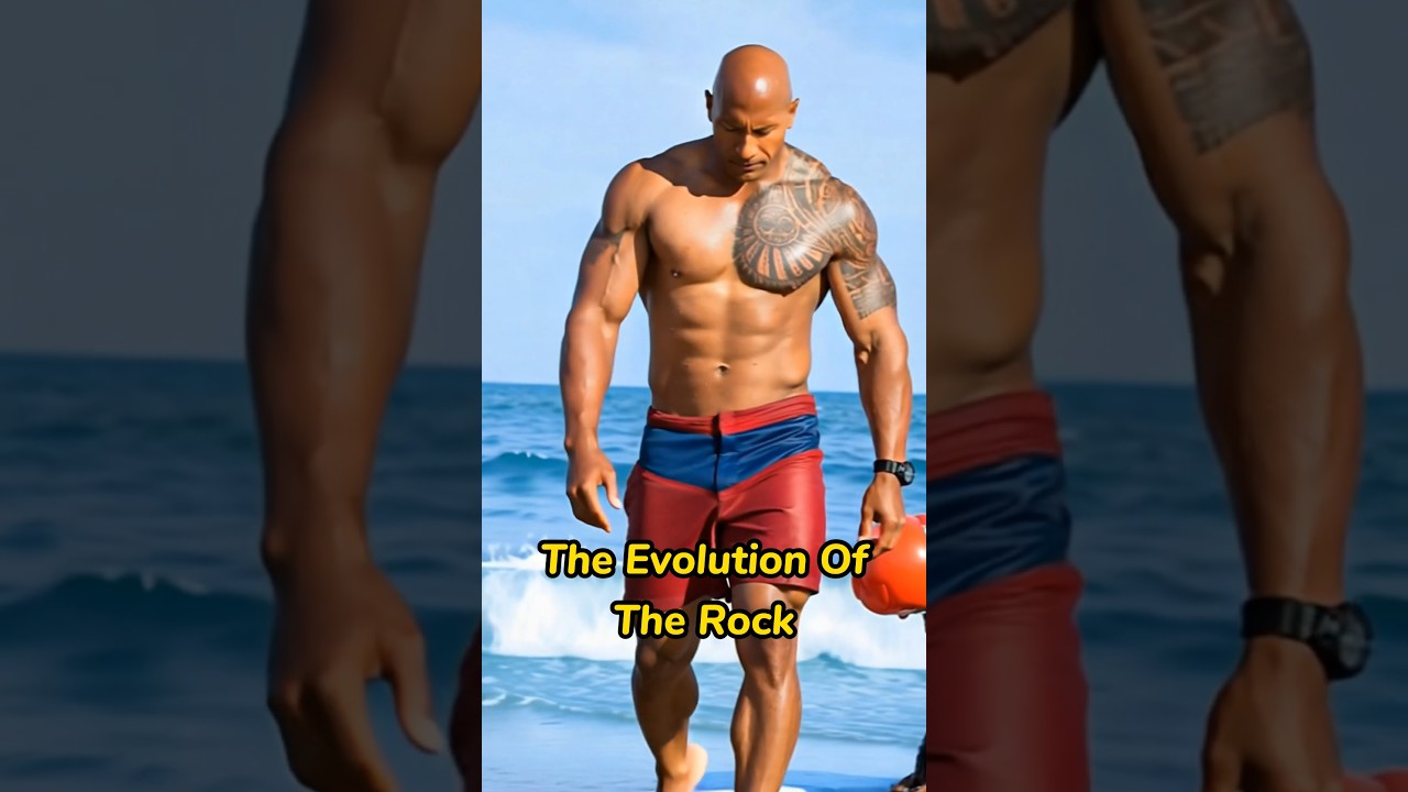Dwayne Johnson&rsquo;s Evolution: A Strong Body, a Stronger Soul&nbsp;#history&nbsp;#evolution #shorts