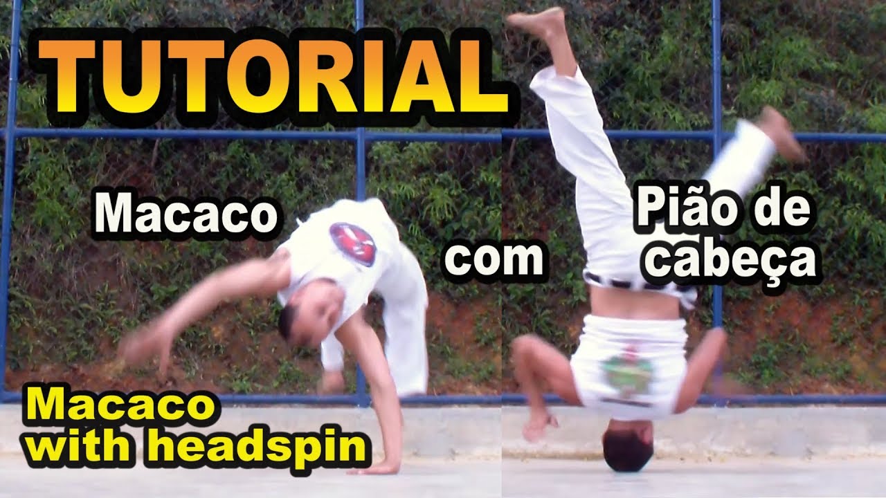 Tutorial Mestre Koioty #87 (Macaco com pião de cabeça / Macaco with headspin) English Subtitle