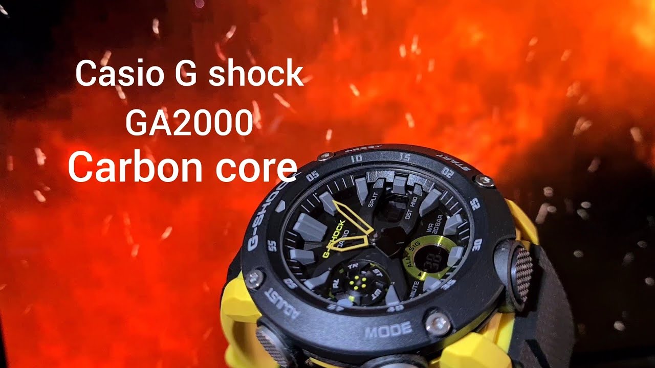 Casio G shock GA2000 Carbon core.