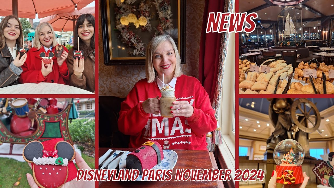 NEWS DISNEYLAND PARIS NOVEMBER 2024 | CHRISTMAS SEASON IN 2 DAYS | VICTORIA'S, SNACKS, HOTEL NEWPORT