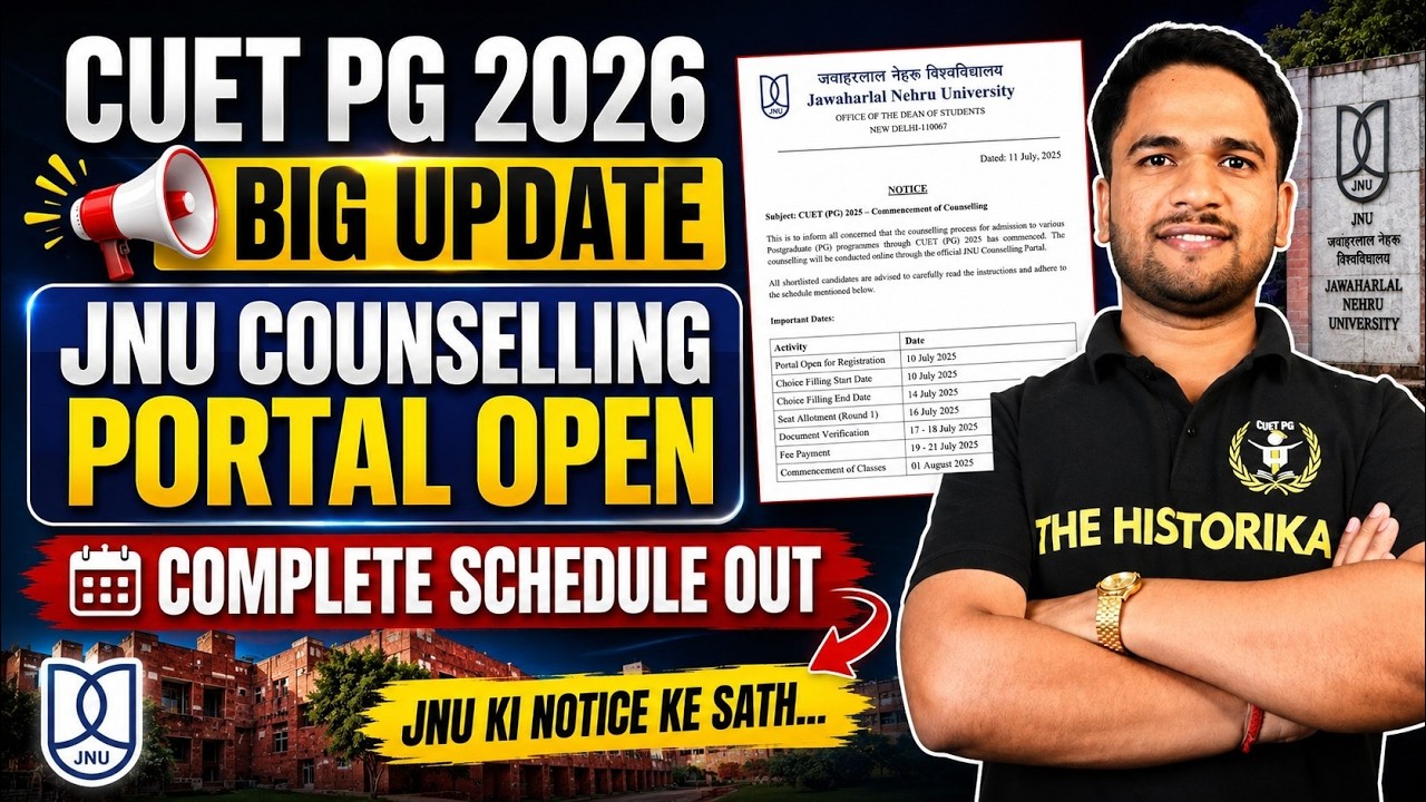 JNU PG 2026 Registration Started 🔥 | JNU PG Form 2026 Out Now | Big Update for Students