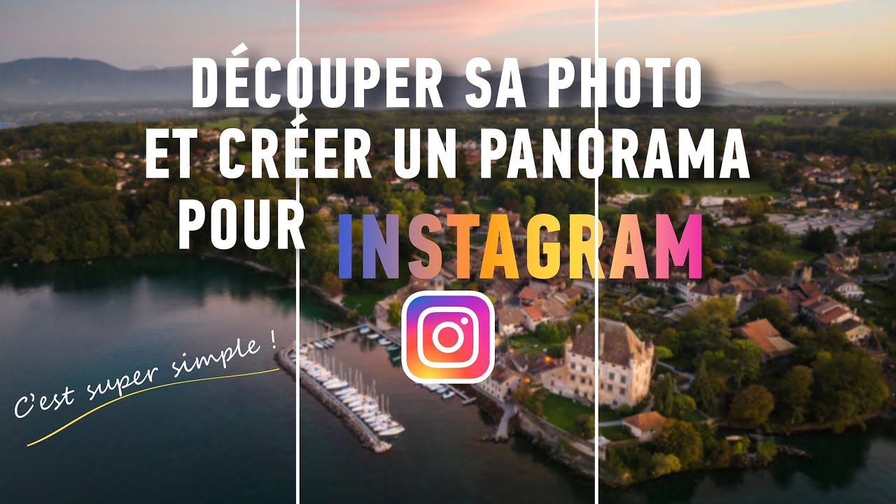 DIVISER des IMAGES pour INSTAGRAM afin de créer un carrousel original !
