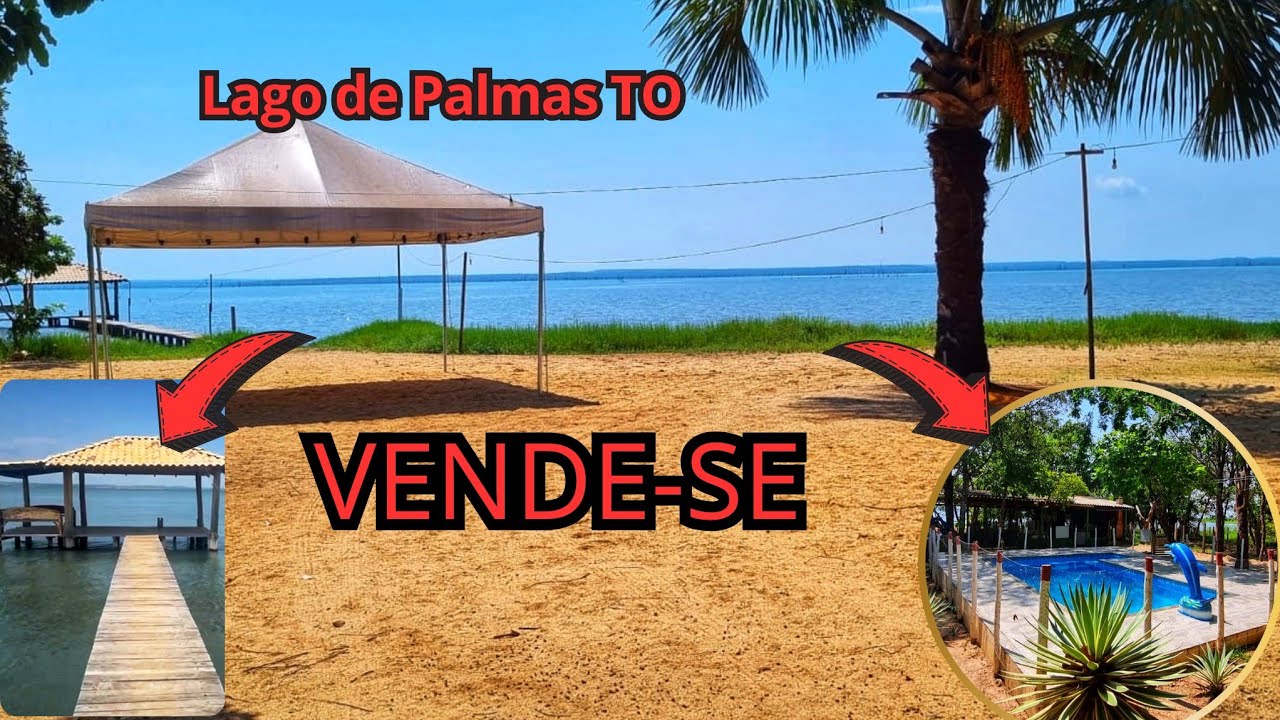 Vende-se chácara em Palmas TO na beira do lago.  um paraíso à venda.