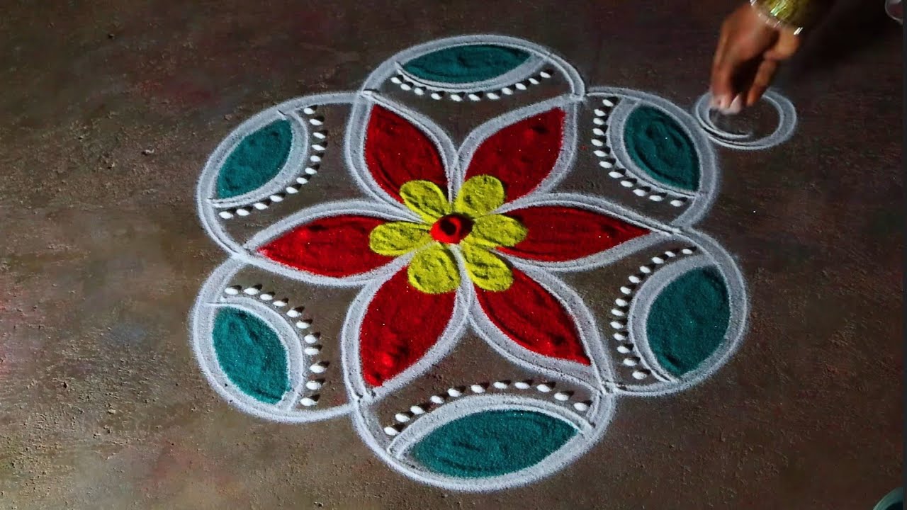 Sankranti Pongal Rangolis 🌷 3+2 dots Rangolis 🌷 Bhogi Kundala Muggulu 🌷 Pongal Pot Rangolis