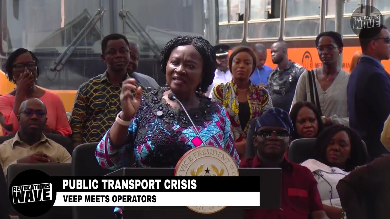 Veep Prof. Jane Naana Opoku-Agyemang Pays Official Visit to Transport Ministry  || Revelations Wave