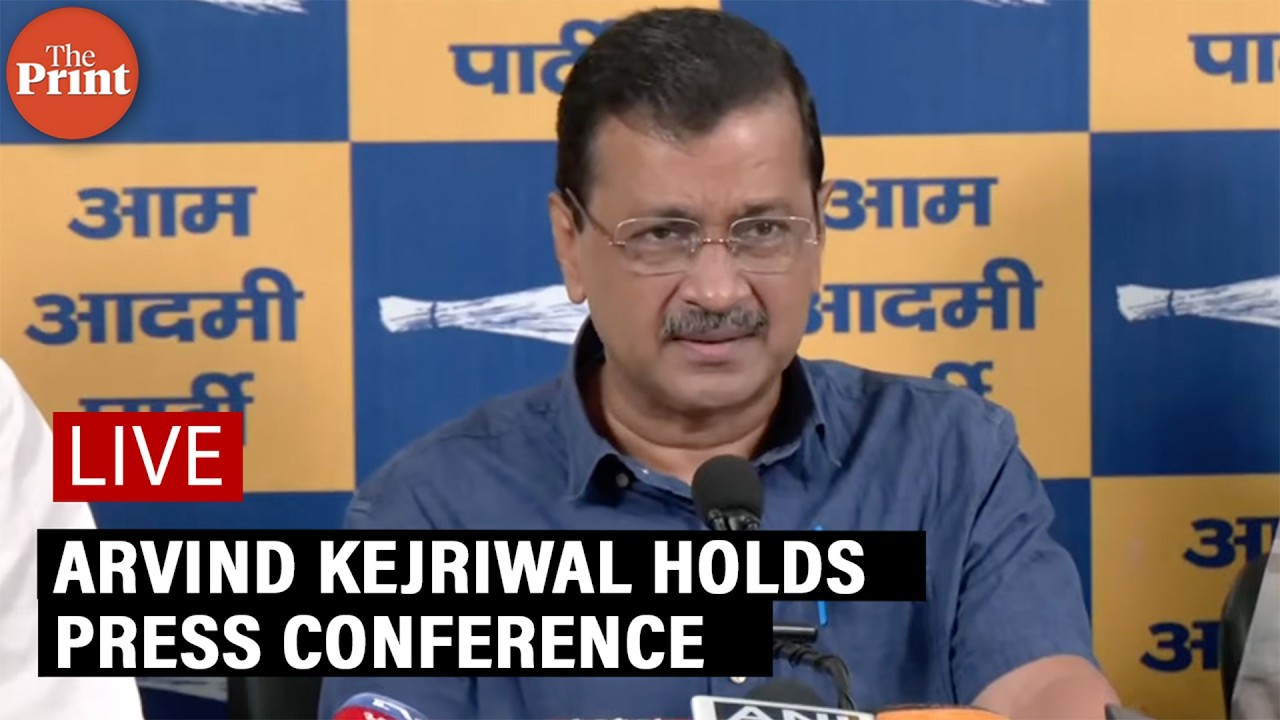 LIVE: Arvind Kejriwal holds Press Conference