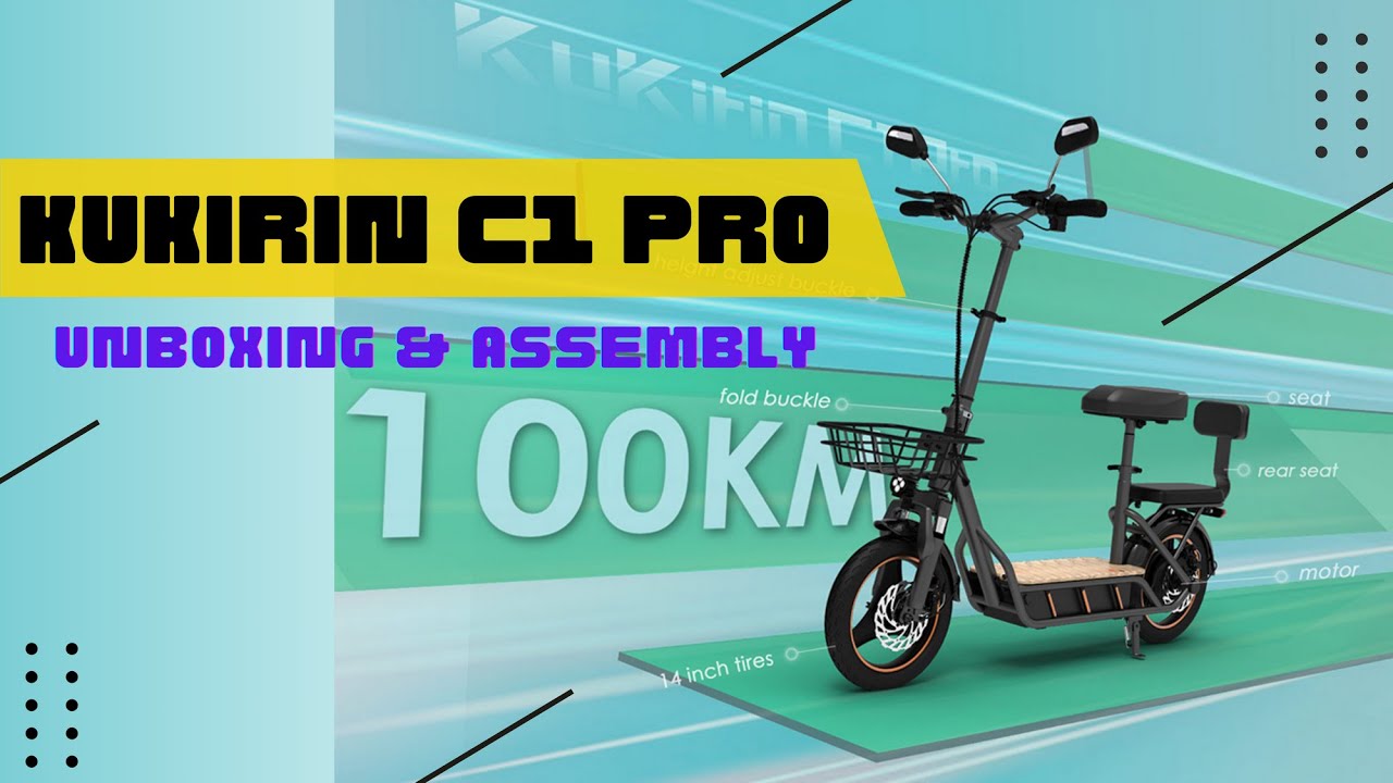 KuKirin C1 Pro Electric Scooter Unboxing, Assembly & Test Ride