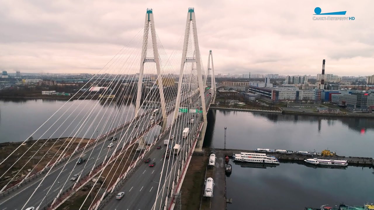 Самый длинный в Петербурге - Большой Обуховский или Вантовый мост