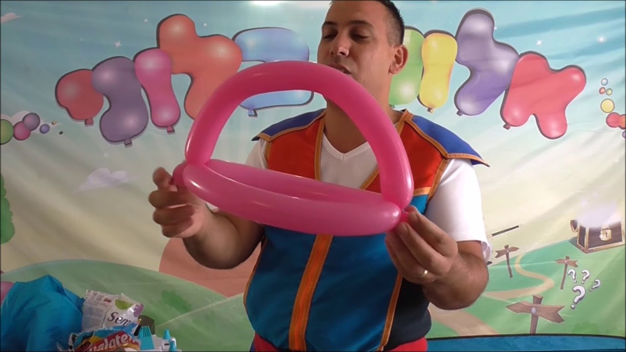 אלוני בלוני - פרק 9 איך להכין כתר לב מבלונים ?  How to make a heart crown from balloons