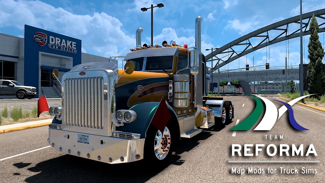 American Truck mapa Mexico