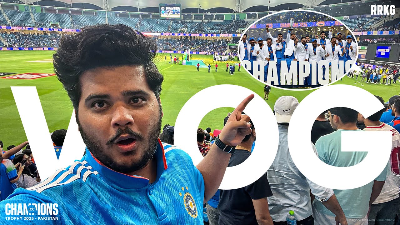 India Creates History! Champions Trophy Victory After 12 Years 🇮🇳🔥 | VLOG