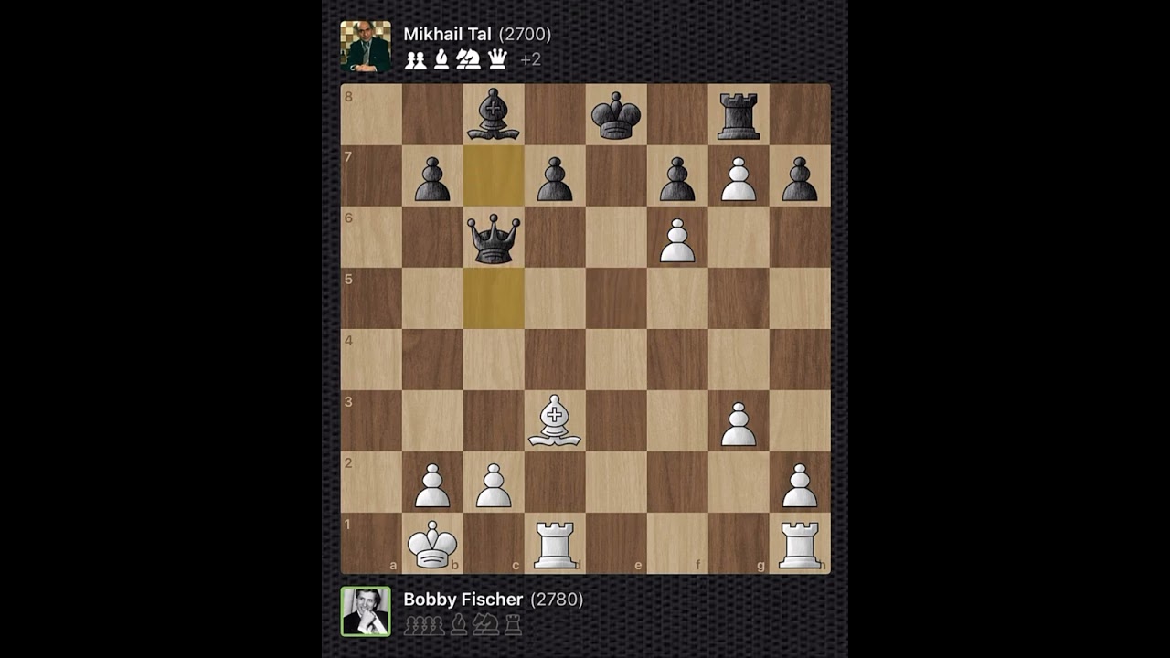 Bobby Fischer vs Mikhail Tal | Bled (1961)