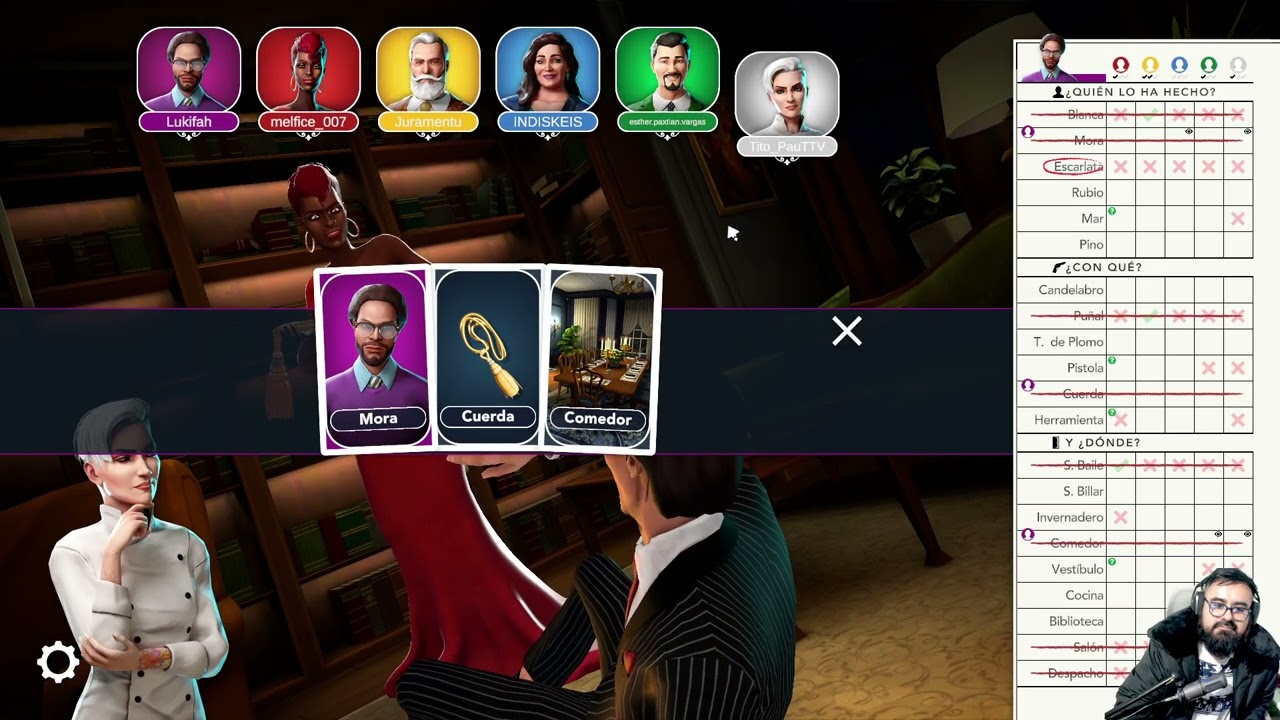 Clue Cluedo Gameplay Español