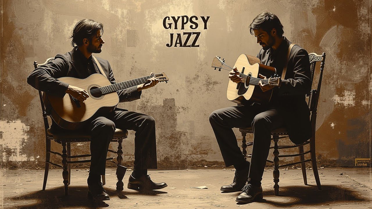 Slow Gypsy Jazz Manouche Balkan Fusion Acoustic Guitar Instrumental Calm Ambient