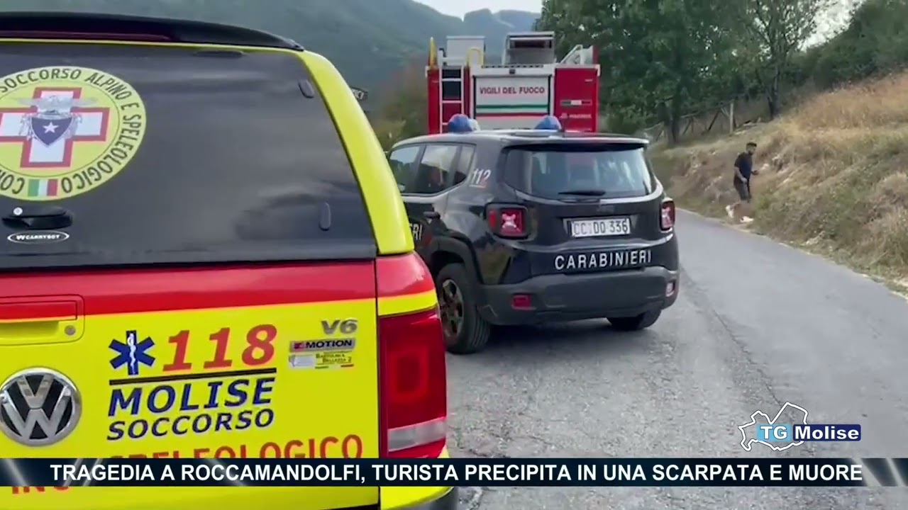 Tragedia a Roccamandolfi, turista precipita in una scarpata e muore