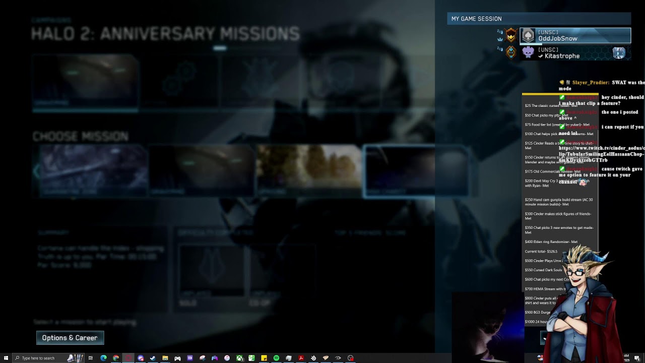 Halo 2 legendary run with Kit