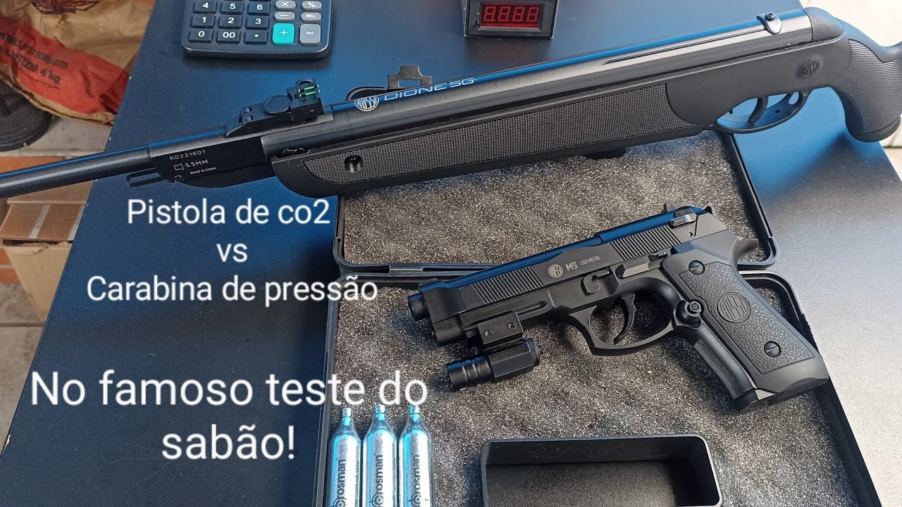 Rossi M9 vs Rossi Dione 5G no teste de penetração no sabão!🫧