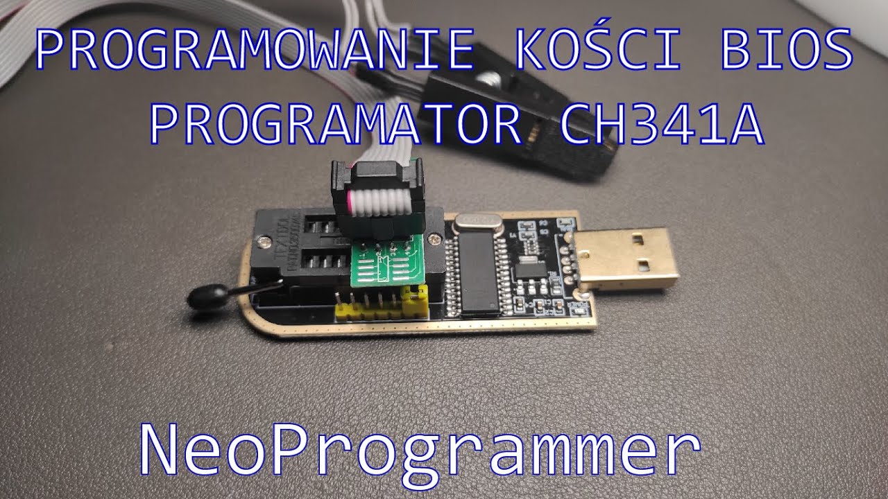 Programowanie kości bios programatorem CH341A