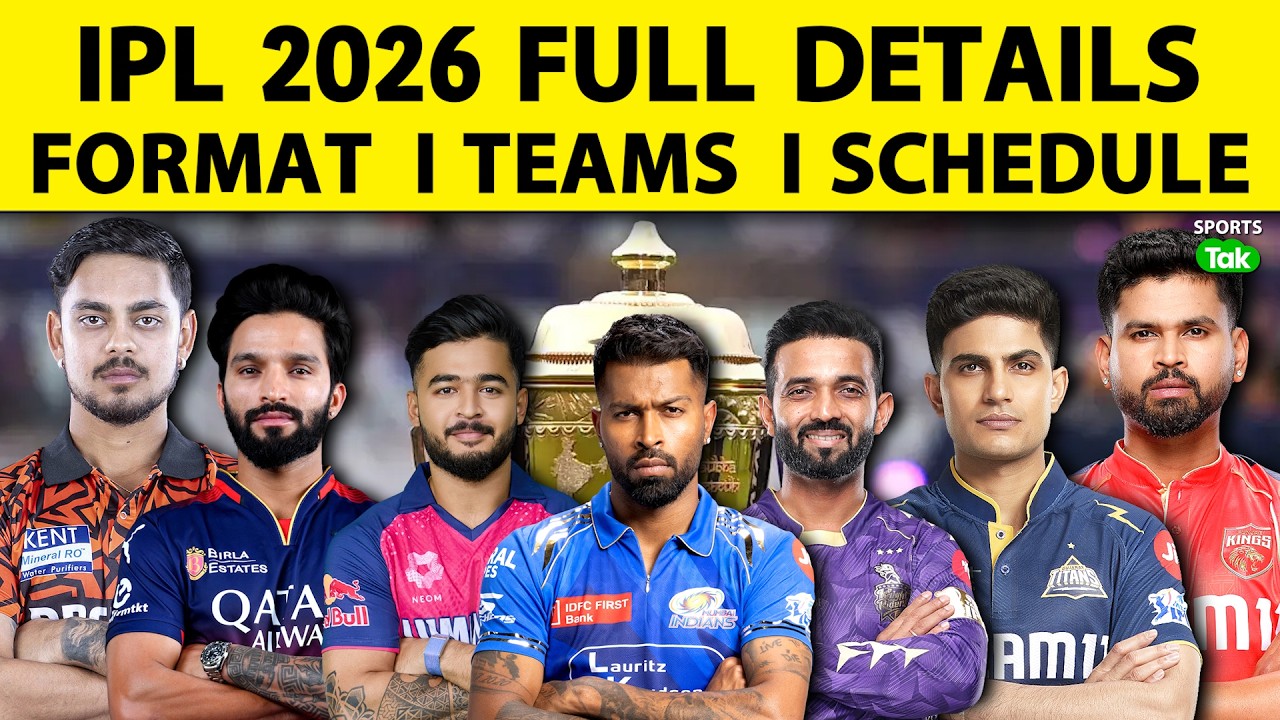 IPL 2026 SCHEDULE, FORMAT & TEAMS SCHEDULE | CSK | MI | RR | KKR | GT | SRH | LSG | PBKS | DC | RCB