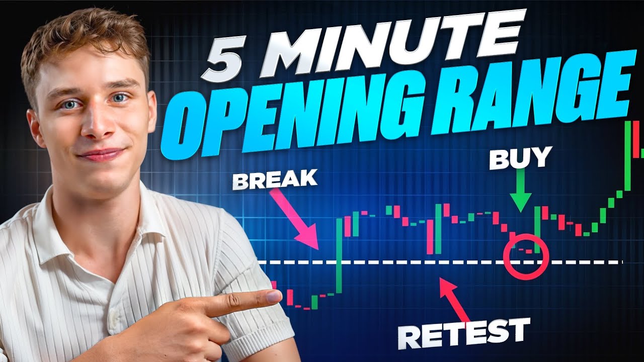 Tahle Strategie ti Dovoluje Obchodovat HODINU Denně | 5 Minute Opening Range