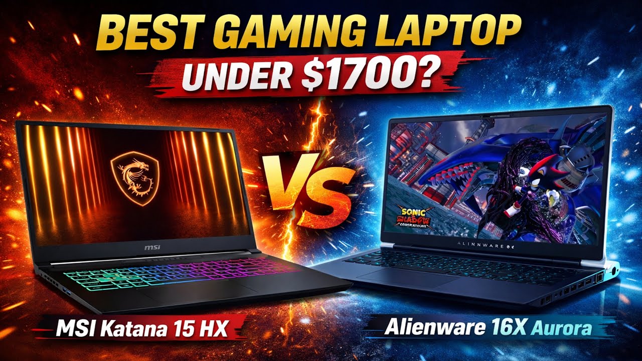 Best Gaming Laptop Under $1700? | Katana 15 HX vs Alienware 16X Aurora