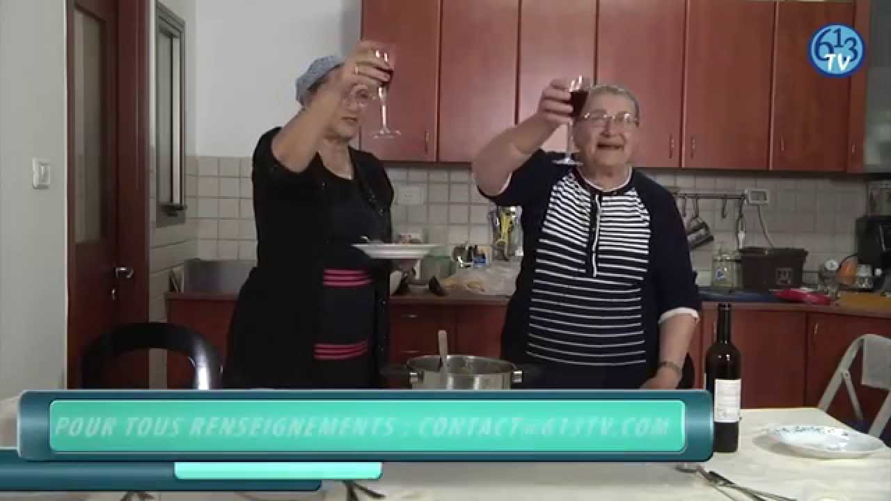613 Recettes: notre cadeau de Pessah - le msoki tunisien et la hasbana - 613TV