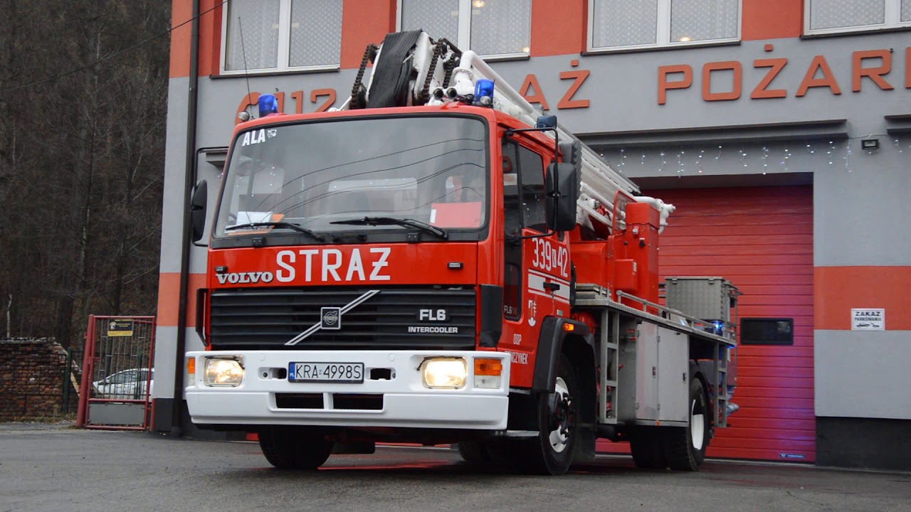 Pokaz sygnalizacji 339[K]42- SH18 Volvo FL6 OSP Tenczynek.
