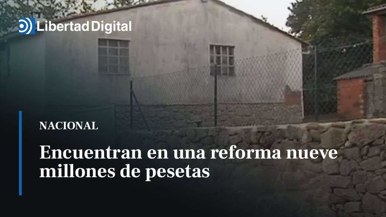 Encuentran en una reforma nueve millones de pesetas que ya no cambia el Banco de Espa
