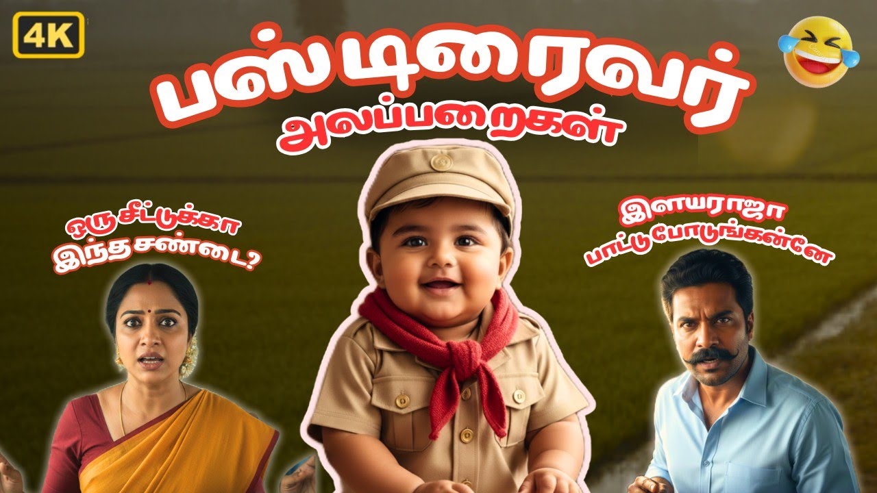 குட்டி குஞ்சானின் Driver அலப்பறைகள் 🤣 | ஒரு பாட்டுக்காக பஸ்ஸில் சண்டையா? 🚌 | Tamil Comedy 