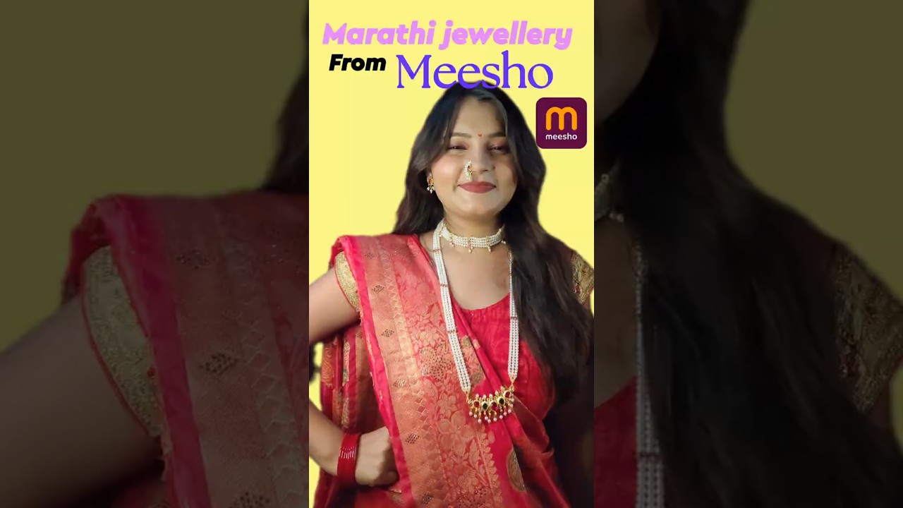 marathi jewellery from meesho comment for link 🔗🖇️ #marathijewellery #meesho #meeshohaul