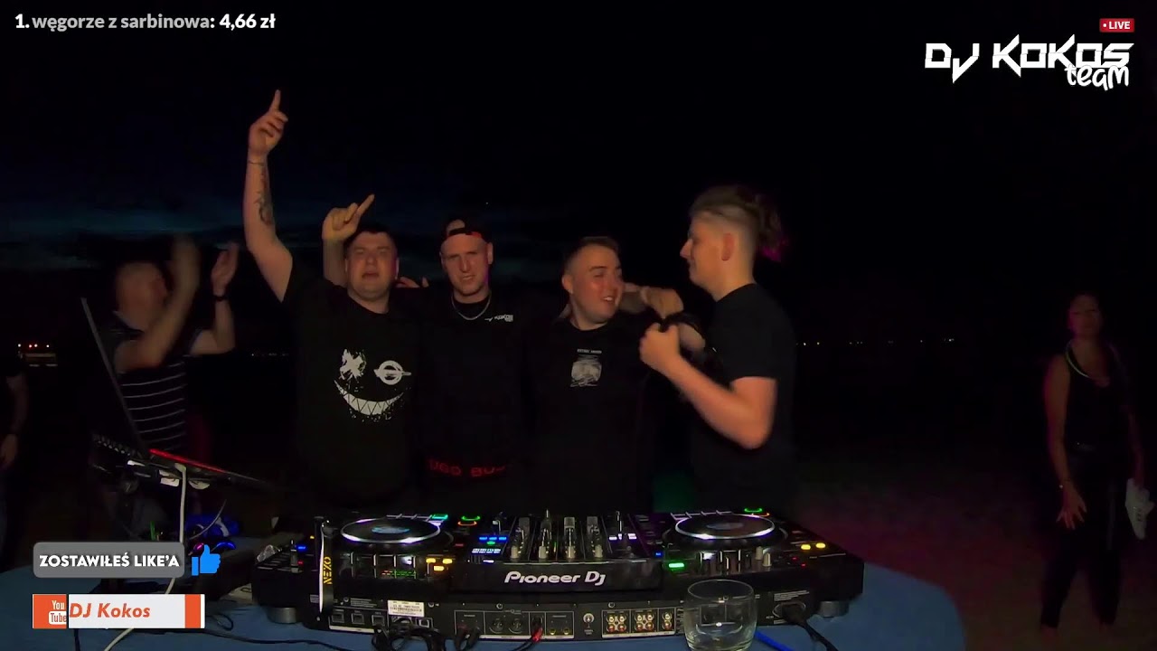 🔴 LIVE NA PLAŻY  ☀️⚡️ROZPOCZĘCIE WAKACJI 🥳DJ KOKOS & NEXO & FIRU ☀️ (28.06.25)