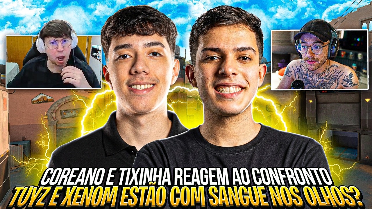 TUYZ e XENOM NÃO TEM MAIS NIVEL FRANQUIA? Coreano, Tixa e Spacca reagem ao 3 JOGO DO TIME! CAOS x HL
