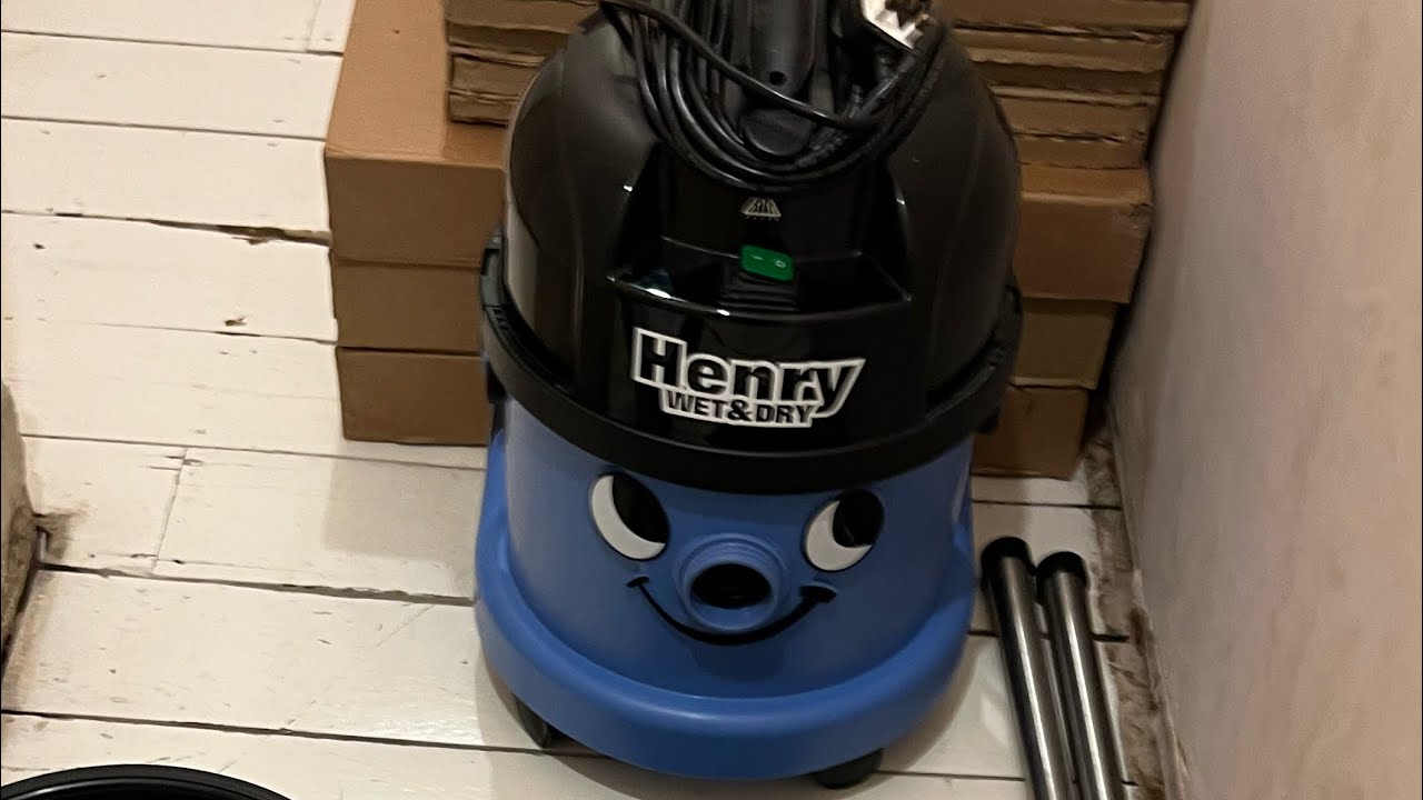 Cleaning up a DIY disaster  with Henry hoover 