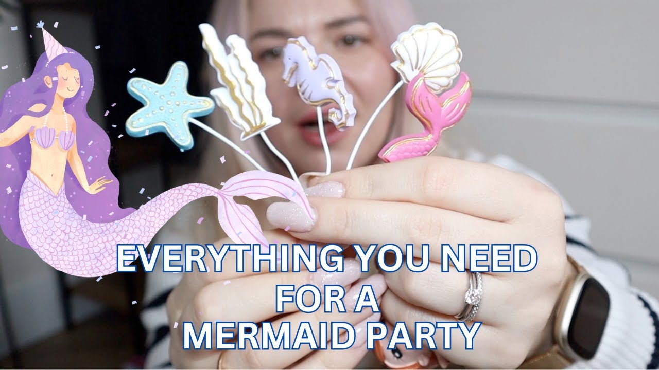 MERMAID BIRTHDAY PARTY DECOR HAUL