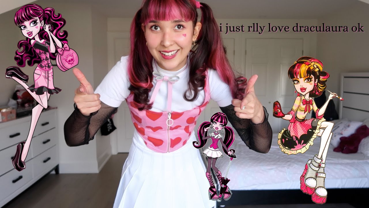 draculaura-inspired look book bc obviously