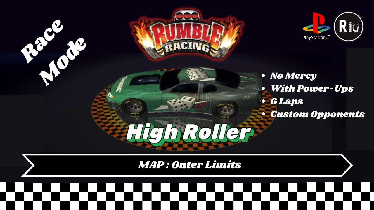Rumble Racing PS2 Gameplay | High Roller (Pro) – Outer Limits (No Mercy + Power-Ups) | Request #36
